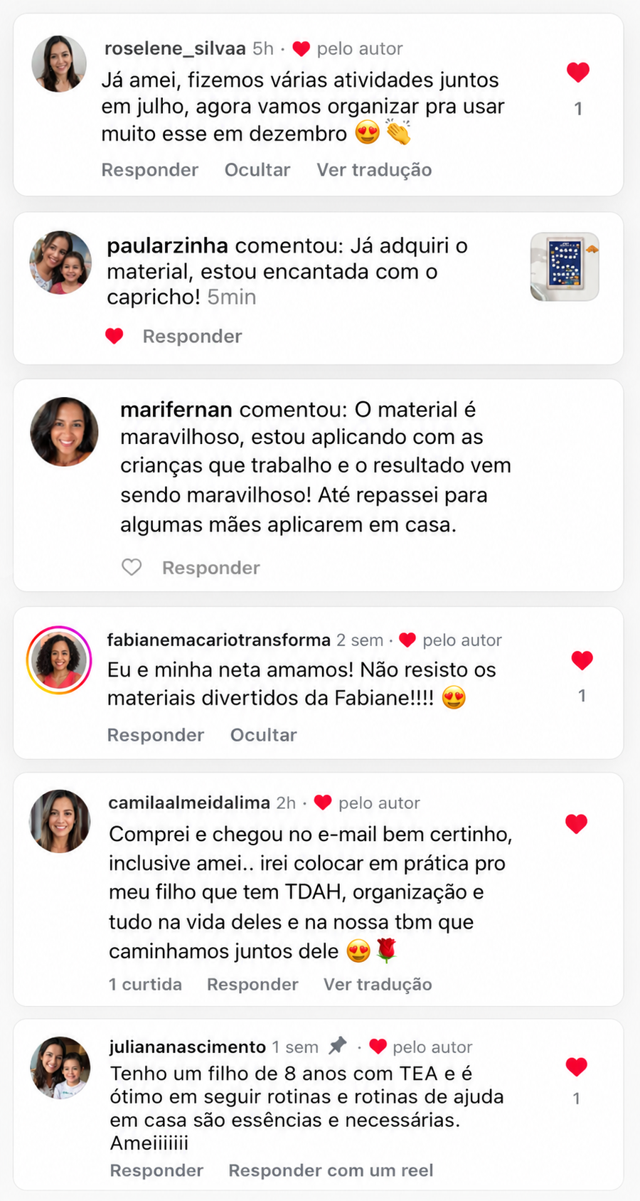 Depoimentos reais de pais e educadores que usam o Método ELO